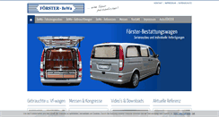 Desktop Screenshot of foerster-bewa.de